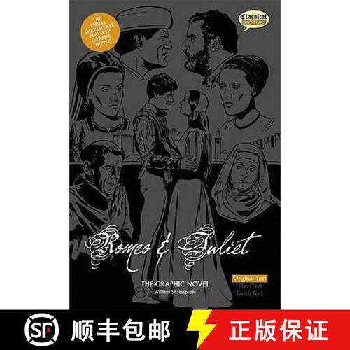 【3-4周达】Romeo and Juliet The Graphic Novel: Original Text - Original Text [9781906332198]