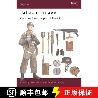 【3-4周达】Fallschirmjäger: German Paratrooper 1935–45 [9781841763262]