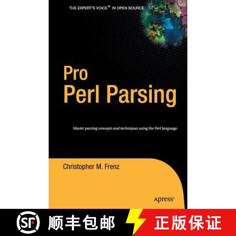 【3-4周达】Pro Perl Parsing [9781590595046]