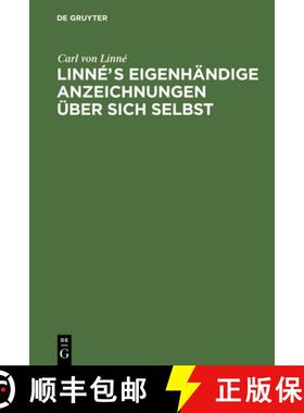 预订 Linnés eigenhändige Anzeichnungen über sich selbst [9783110240702]