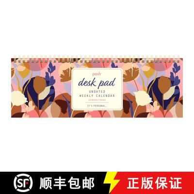 【3-4周达】Posh: Perpetual Desk Pad Undated Weekly Calendar [9781524854768]