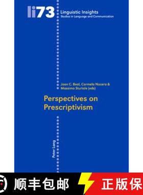 【3-4周达】Perspectives on Prescriptivism [9783039116324]