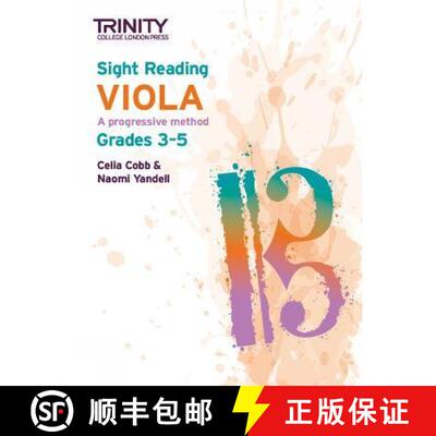 【3-4周达】Trinity College London Sight Reading Viola: Grades 3-5 [9780857368577]