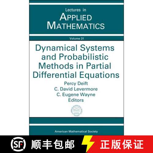 【3-4周达】Dynamical Systems and Probabilistic Methods in Partial Differential Equations [9780821803684]