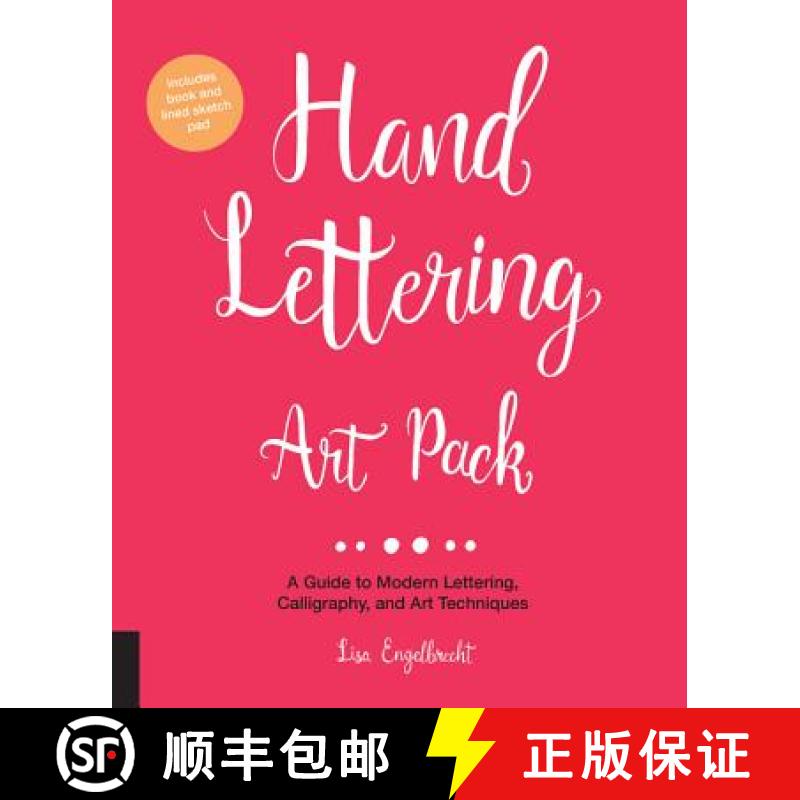 【3-4周达】Hand Lettering Art Pack: A Guide to Modern Lettering, Calligraphy, and Art Techniques-Incl... [9781631593666]
