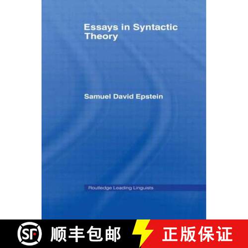 【3-4周达】Essays in Syntactic Theory [9780415647557]