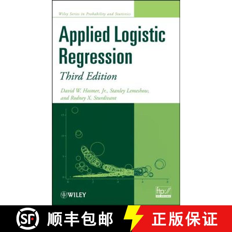 【3-4周达】Applied Logistic Regression, Third Edition [Wiley统计学] [9780470582473]