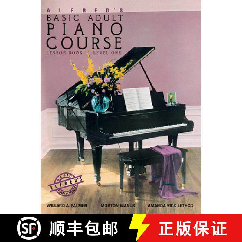 【3-4周达】Alfred's Basic Adult Piano Course Lesson Book 1: - Lesson Book [9780882846163]