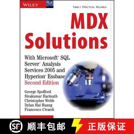 【3-4周达】Mdx Solutions, Second Edition: With Microsoft Sql Server Analysis Services 2005 And Hyperi... [9780471748083]