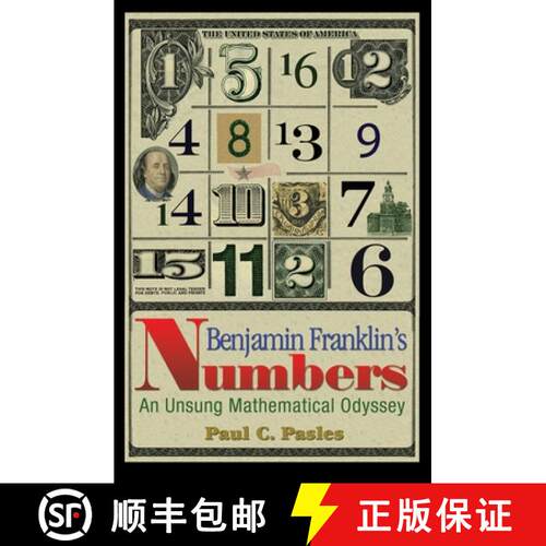 【3-4周达】精装 Benjamin Franklin`s Numbers – An Unsung Mathematical Odyssey [9780691129563]
