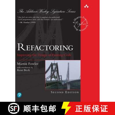 【3-4周达】精装 Refactoring: Improving the Design of Existing Code [9780134757599]