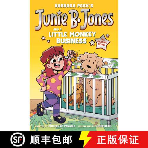 【3-4周达】精装 Junie B. Jones and a Little Monkey Business: The Graphic Novel [9780593645673]