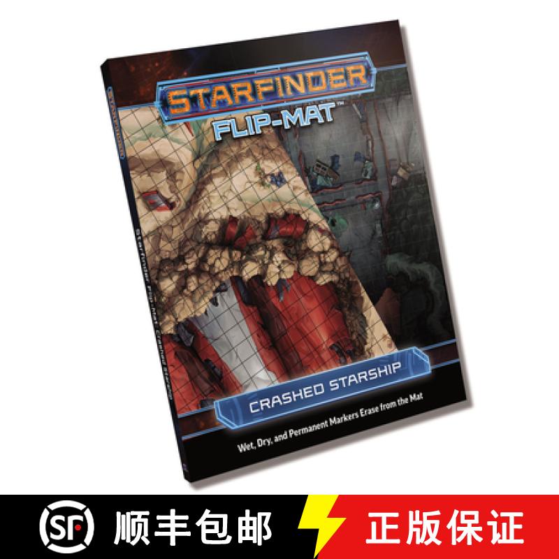 【3-4周达】Starfinder Flip-Mat: Crashed Starship [9781640783317]