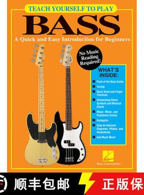 预订 Teach Yourself to Play Bass: A Quick and Easy Introduction for Beginners [9781495054792]