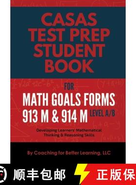 【3-4周达】CASAS Test Prep Student Book for Math GOALS Forms 913M and 914M  Level A/B  : Developing L... [9781737760870]