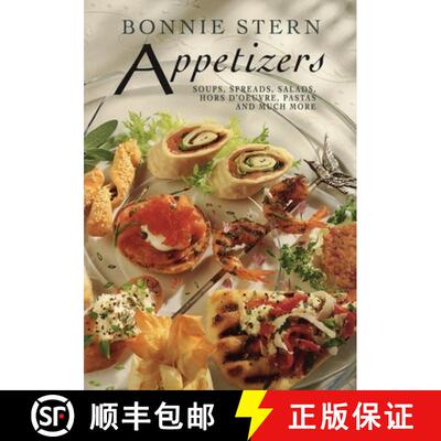 【3-4周达】Appetizers: Soups, Spreads, Salads, Hors d'oeuvre, Pasta and Much More: A Cookbook [9780394221502]