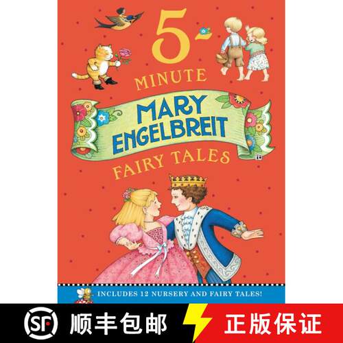 预订 精装 Mary Engelbreit's 5-Minute Fairy Tales: Includes 12 Nursery and Fairy Tales! [9780062663269]