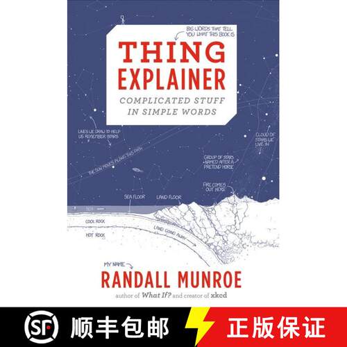 【3-4周达】精装 万物解释者 Thing Explainer: Complicated Stuff in Simple Words [9780544668256]