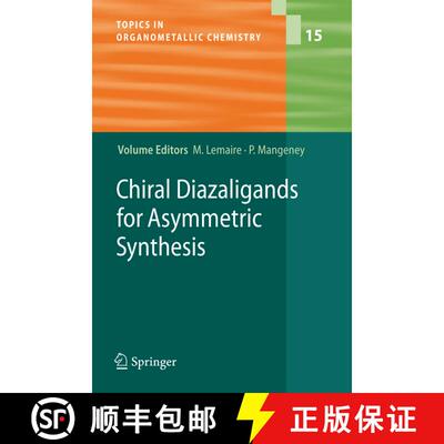 【3-4周达】精装 Chiral Diazaligands for Asymmetric Synthesis [9783540260646]