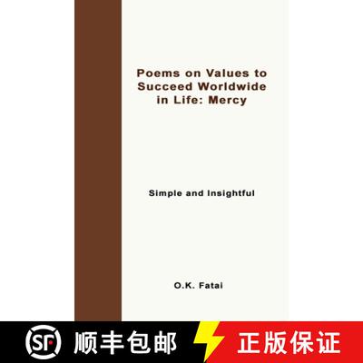 【3-4周达】Poems on Values to Succeed Worldwide in Life - Mercy: Simple and Insightful [9780473472023]