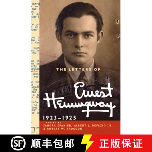 【3-4周达】精装 Letters of Ernest Hemingway: Volume 2, 1923–1925: - 1923-1925 [9780521897341]