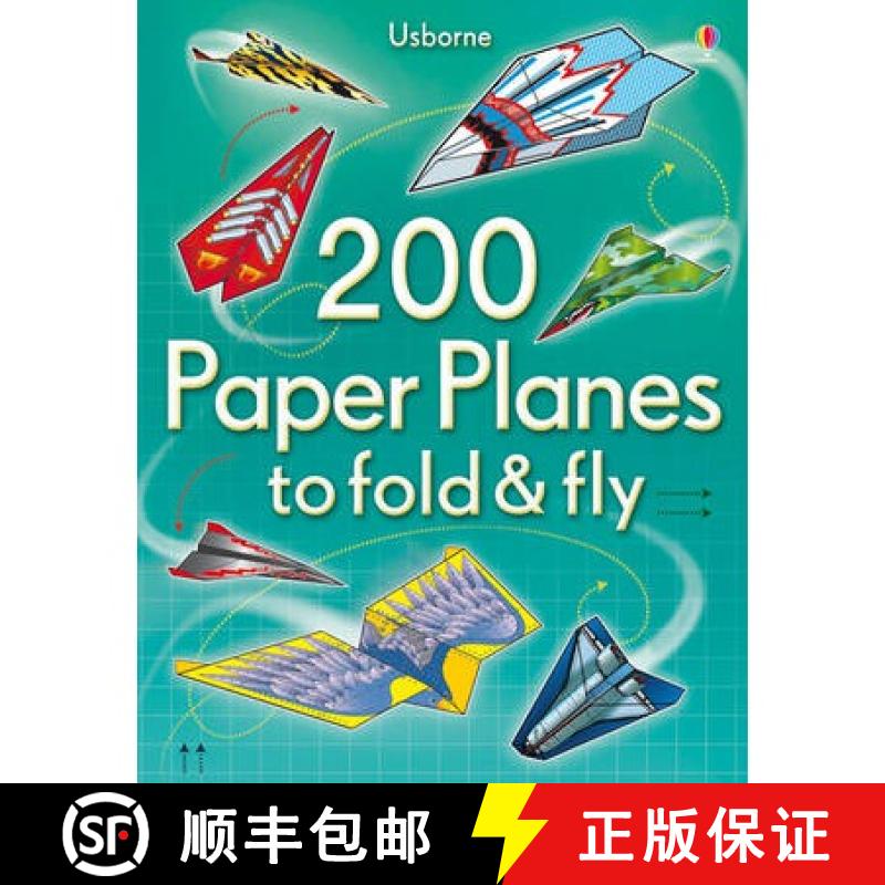 【3-4周达】200 Paper Planes to Fold and Fly [9781409557067]