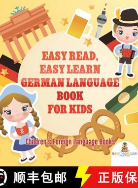 【3-4周达】Easy Read, Easy Learn German Language Book for Kids | Children's Foreign Language Books [9781541930216]