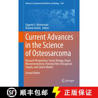 【3-4周达】精装 Current Advances in the Science of Osteosarcoma: Research Perspectives: Tumor Biology... [9783030430849]