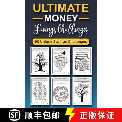 【3-4周达】The Ultimate Money Saving Challenge Book: 0 Unique One-of-a-Kind Savings Challenges from $... [9783755113034]