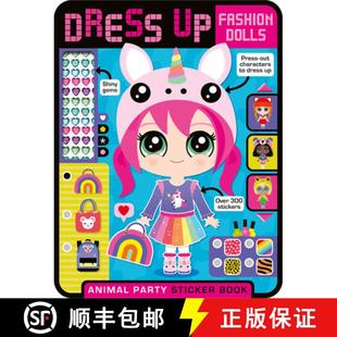 【3-4周达】Dress Up Fashion Dolls Animal Party [9781836423812]