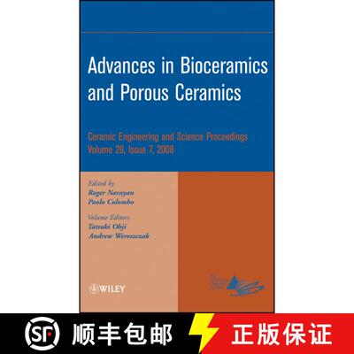 【3-4周达】精装 Advances In Bioceramics And Porous Ceramics [Wiley材料科学] [9780470344941]