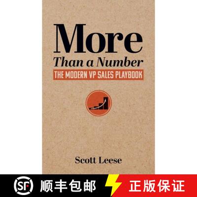 【3-4周达】More Than a Number: The Modern VP Sales Playbook [9780998405490]