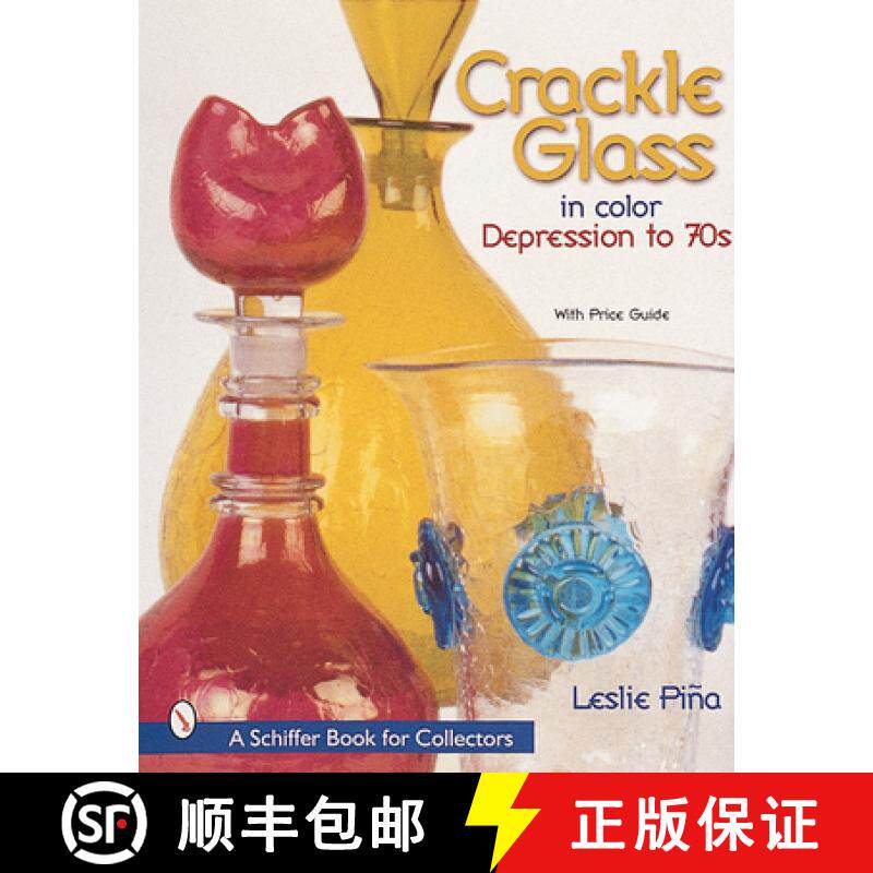 【3-4周达】精装 Crackle Glass in Color: Depression to 70s: Depression to '70s [9780764311369]