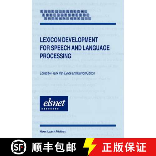 【3-4周达】Lexicon Development for Speech and Language Processing (Softcover reprint of hardcover 1st... [9789048154821]
