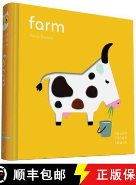【3-4周达】Touchthinklearn: Farm: (Childrens Books Ages 1-3, Interactive Books for Toddlers, Board Bo... [9781452145174]