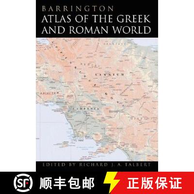 【3-4周达】精装 Barrington Atlas of the Greek and Roman World [With CDROM of Map-By-Map Directory] [9780691031699]