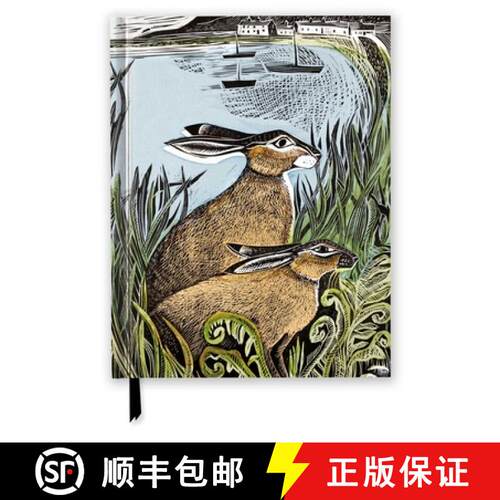 【3-4周达】Angela Harding: Rathlin Hares (Blank Sketch Book) [9781804172094]