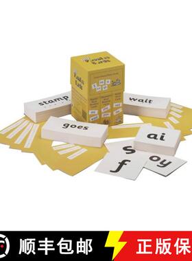 【3-4周达】Jolly Phonics Cards : Set of 4 boxes in Precursive Letters [9781903619049]