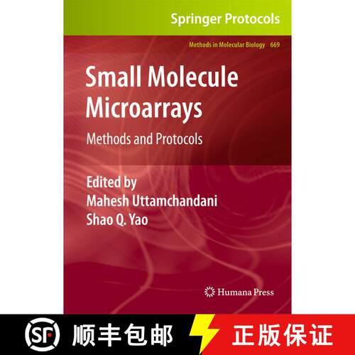 【3-4周达】精装 Small Molecule Microarrays: Methods and Protocols [9781607618447]