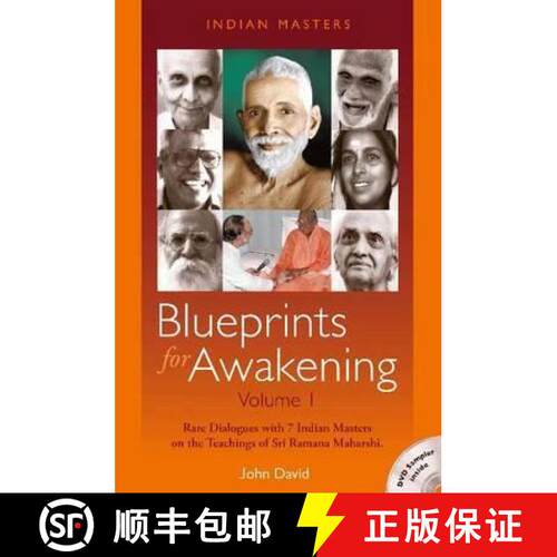 【3-4周达】Blueprints for Awakening -- Indian Masters (Volume 1): Rare Dialogues with 7 Indian Master... [9780957462731]