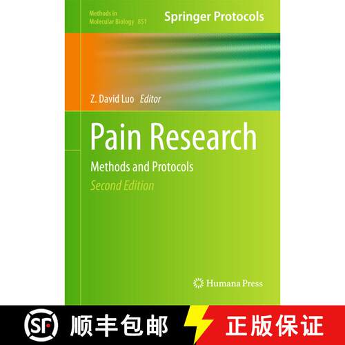【3-4周达】精装 Pain Research : Methods and Protocols (2nd ed. 2012) [9781617795602]