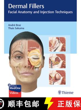 【3-4周达】Dermal Fillers: Facial Anatomy and Injection Techniques [9783132427723]