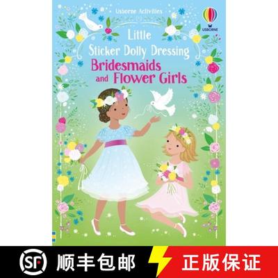 【3-4周达】Little Sticker Dolly Dressing Bridesmaids and Flower Girls [9781835405703]