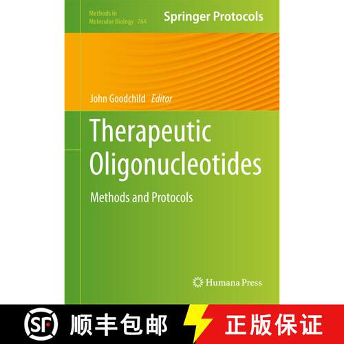 【3-4周达】精装 Therapeutic Oligonucleotides : Methods and Protocols [9781617791871]