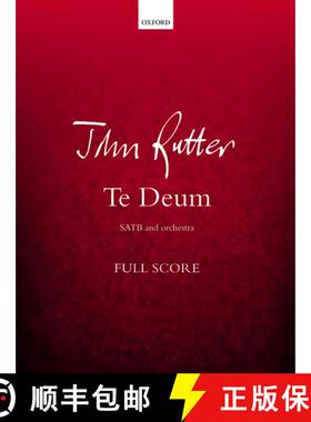 【3-4周达】Te Deum: Full score (Full score) (Full score) [9780193514201]