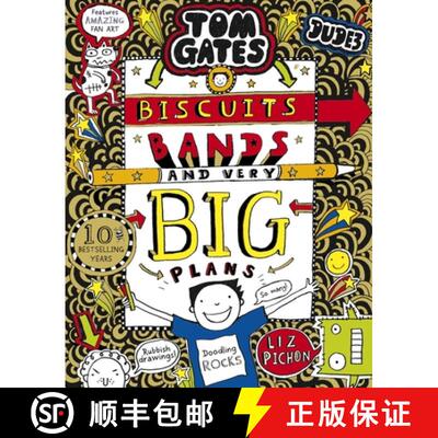 【3-4周达】Tom Gates: Biscuits, Bands and Very Big Plans [9781407189307]
