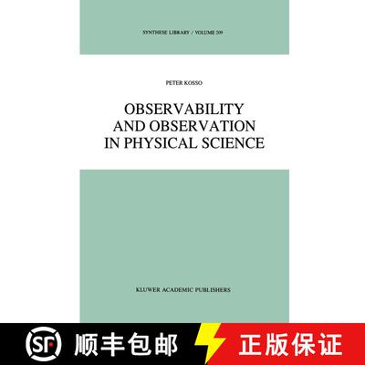 【3-4周达】Observability and Observation in Physical Science [9789401075985]