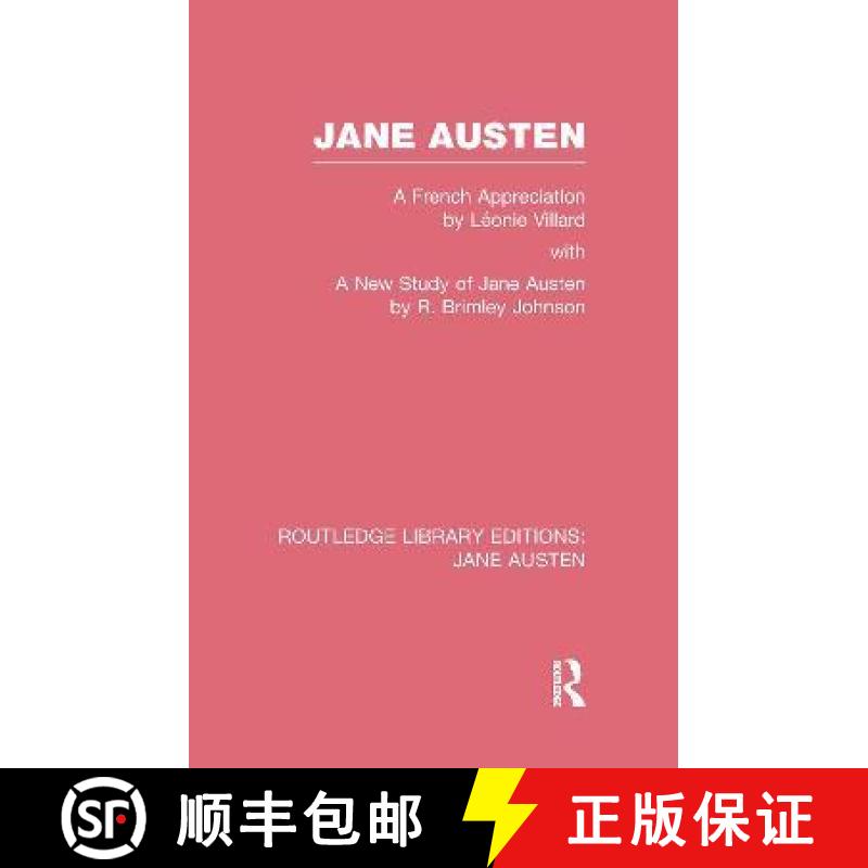 【3-4周达】Jane Austen (Rle Jane Austen): A French Appreciation [9781138084421]