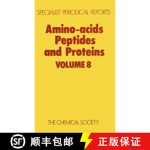 【3-4周达】精装 Amino Acids, Peptides and Proteins : Volume 8 [9780851860749]