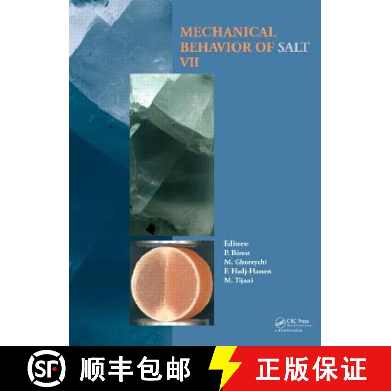 【3-4周达】Mechanical Behaviour of Salt VII: Proceedings of the 7th Conference on the Mechanical Beha... [9780415621229]